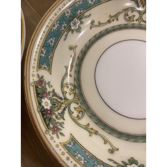 Noritake Beauvais 5.25” Fruit Bowls Set Of 4 Fine China Gold Rim Made In Japan - Picture 3 of 7